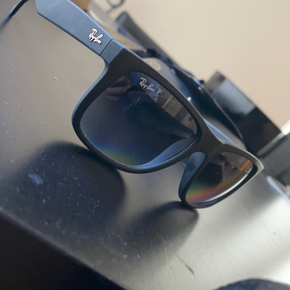 RayBan Polarized Matte Classic Justin Sunglasses